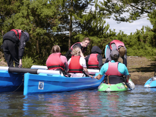 Fun at the Inclusive Games at Trevassack Lake’ Three Bridges Learners experience water sports at the Inclusive Games