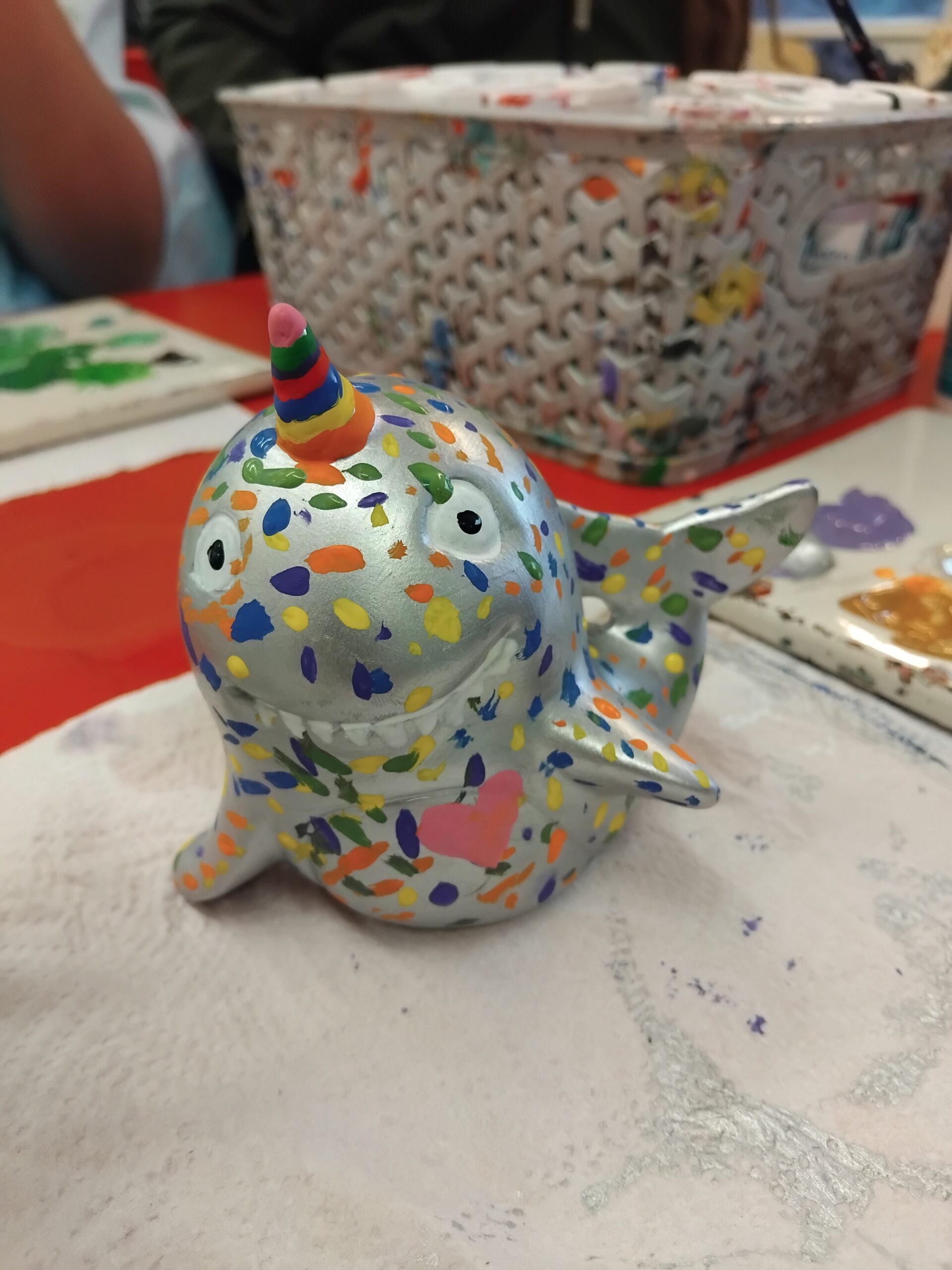 Creative learning in action at Cornwall Gold, where Three Bridges School learners designed and shaped their own pottery pieces during a spring term school trip.