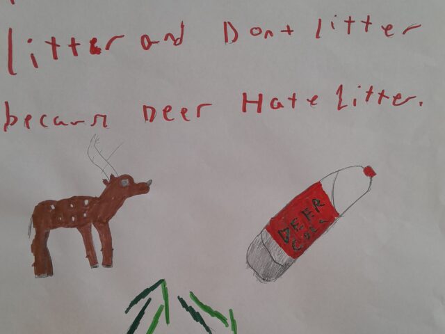 Three Bridges School Learners Make a Positive Impact Through Trash Free Trails Citizen Science Project